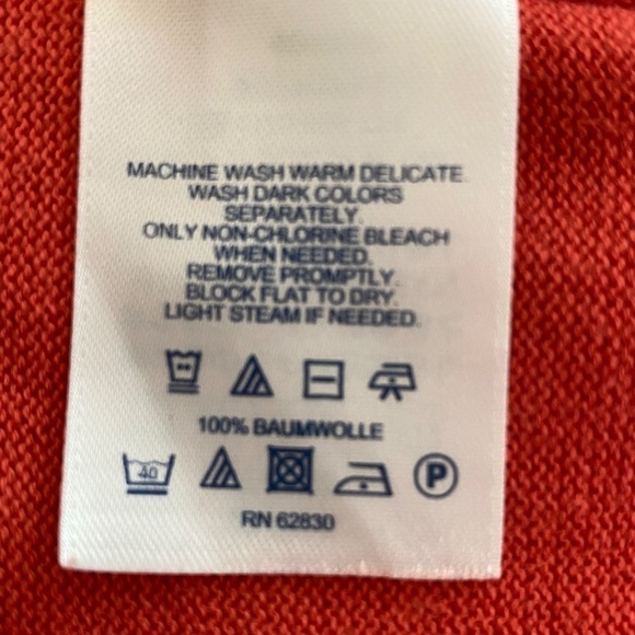 Men's Land's End 100% Supima Cotton long sleeve crew neck sweater size L - Picture 9 of 10